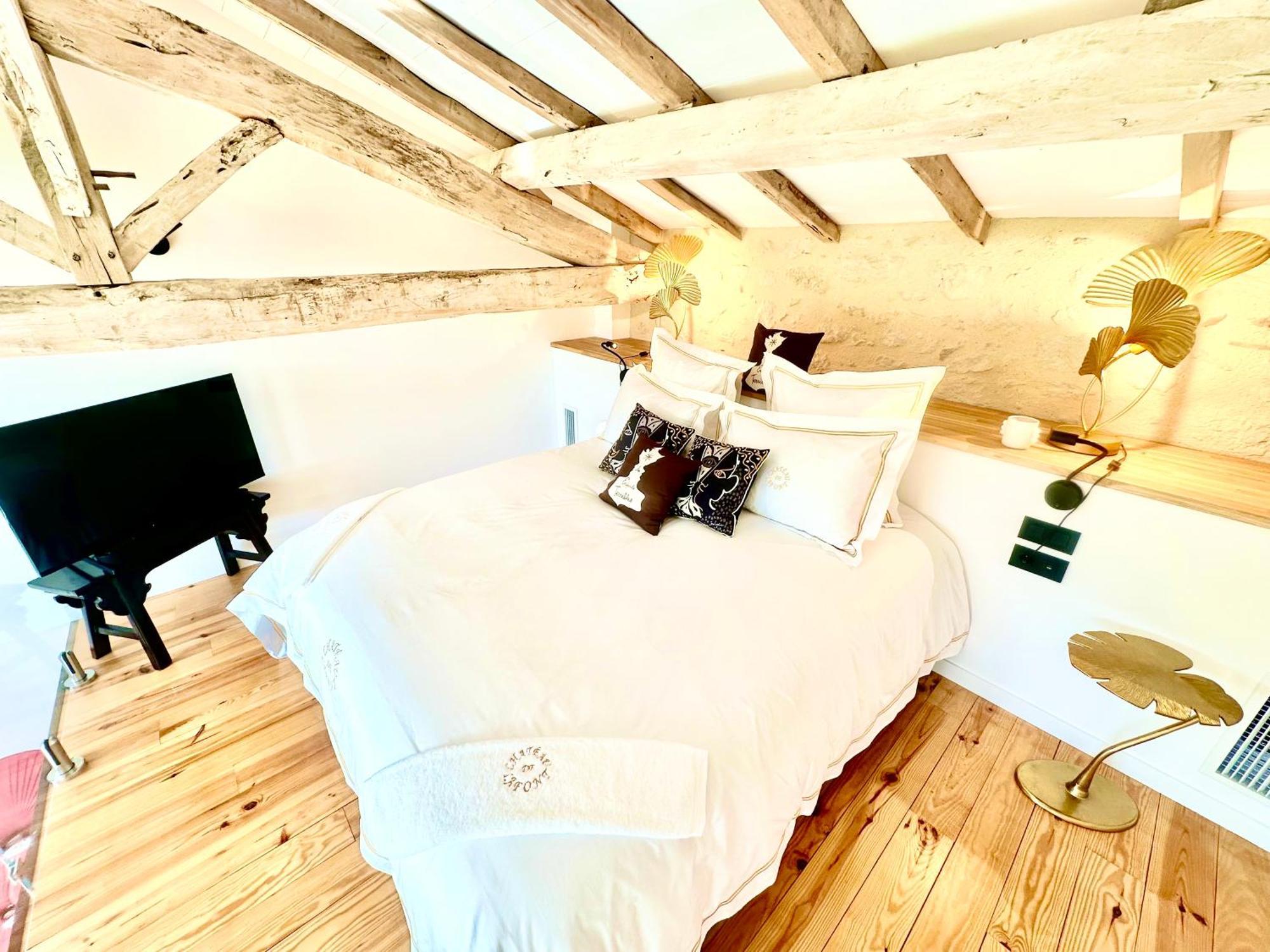 Chateau De Lafont Suites Saint-Vivien  Bagian luar foto